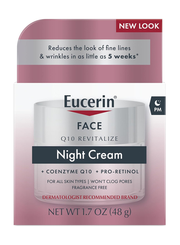 Eucerin Face Q10 Revitalize Night Cream, 48g