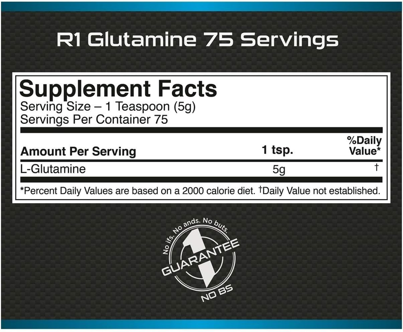 Rule 1 Protein R1 Glutamine, 75 Serving, Unflavored