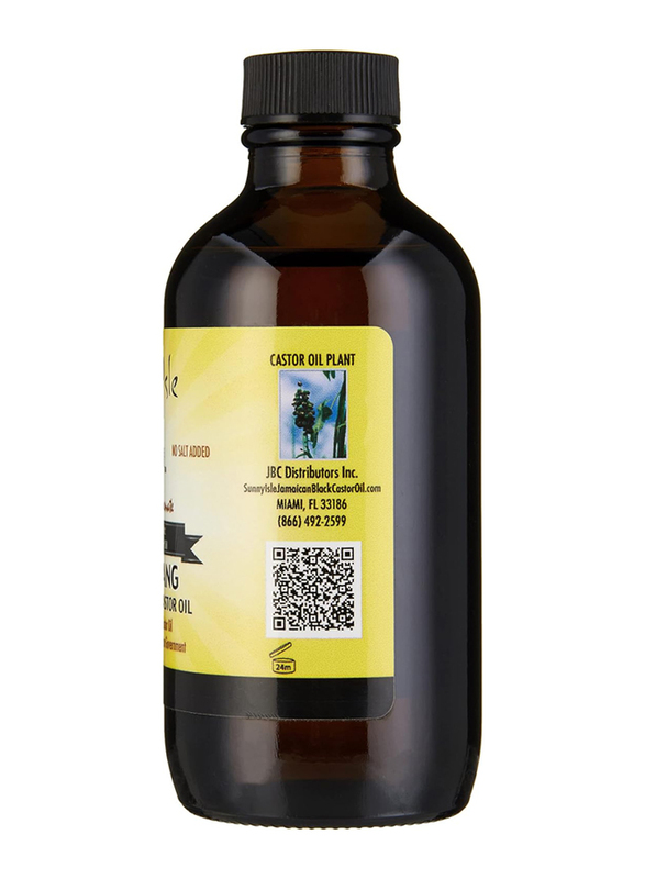 Sunny Isle Ylang Jamaican Black Natural Castor Oil for Damaged Hair, 4 Oz