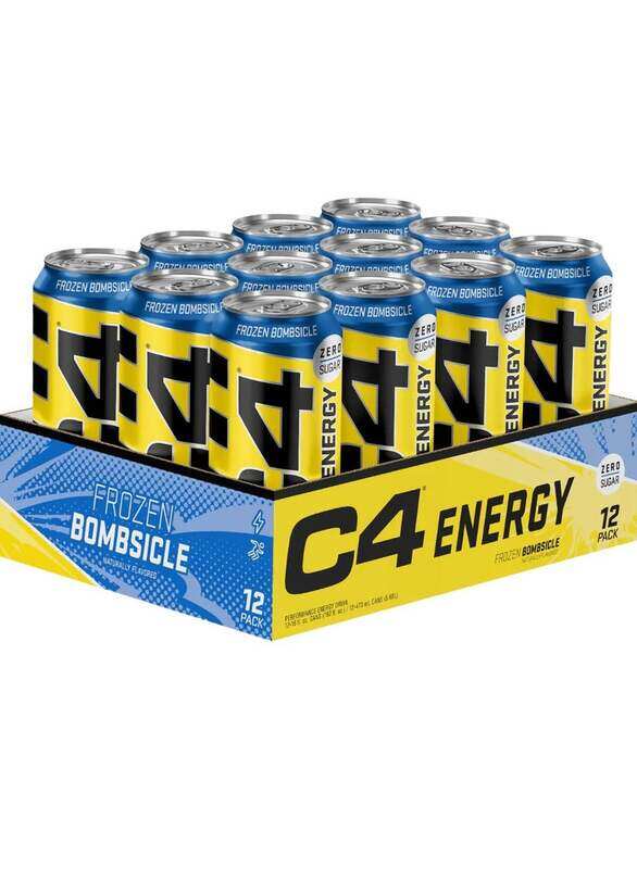 

C4 Original Pre-Workout Energy Ready to Drink, 12 Piece, Frozen Bombsicle