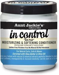 Aunt Jackie's In Control Anti-Poof Moisturizing & Softening Conditioner for Curly Hair, 9oz