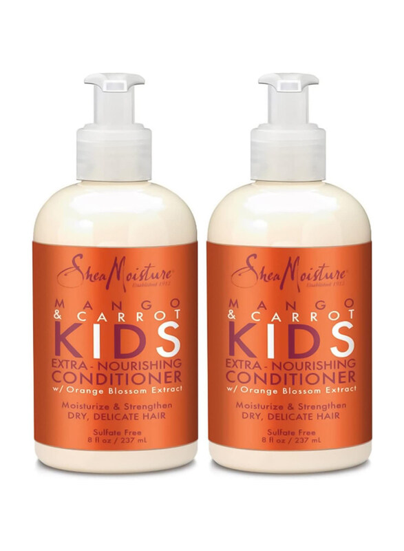 

Shea Moisture Mango & Carrot Kids Extra Nourishing Conditioner, 2 x 237ml