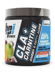 BPI Sports CLA + Carnitine Non-Stimulant Supplement, 350g, Fruit Punch