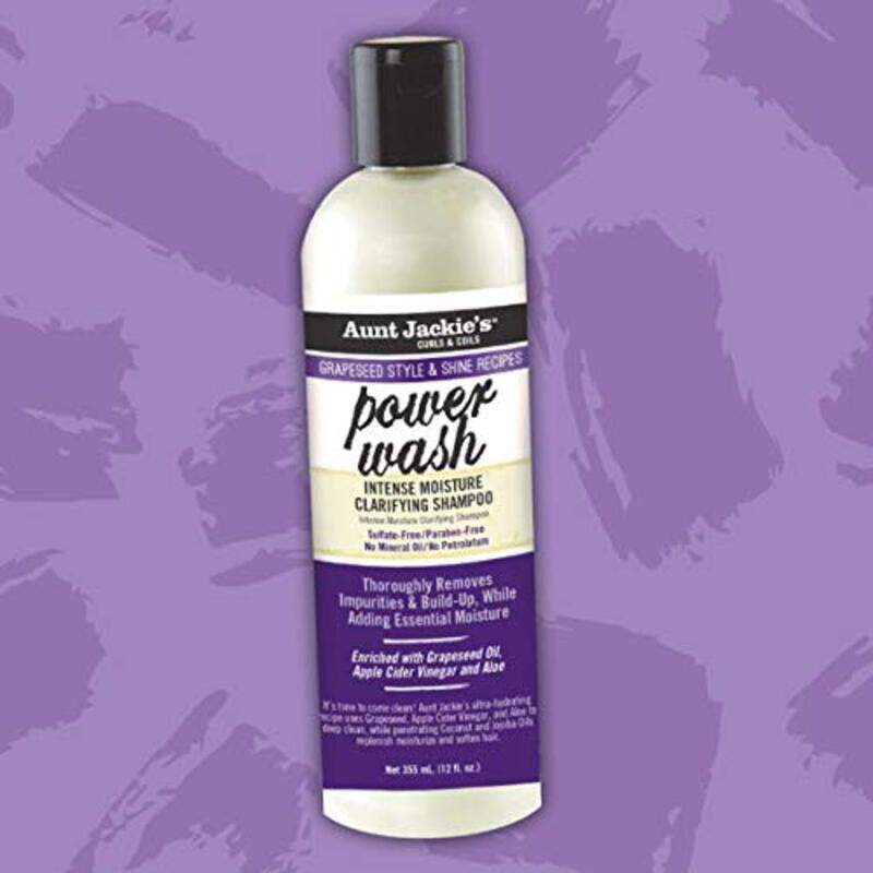 

Aunt Jackie's Grapeseed Style Hair Shampoo for All Hair Types