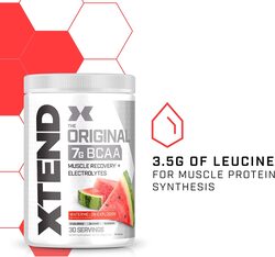 Scivation Xtend Original 7G Bcaa Muscle Recovery + Electrolytes, 420 gm, Watermelon Explosion