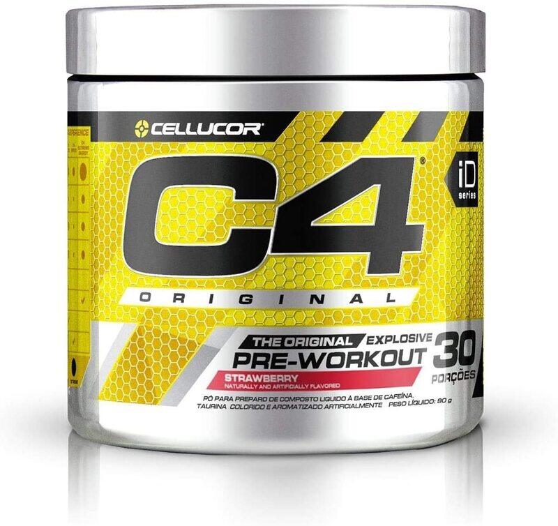 

Cellucor C4 The Original Pre-Workout Energy Powder, 30 Servings, Strawberry