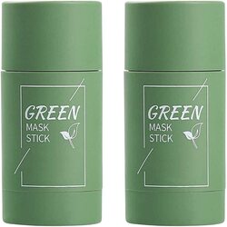 Bridal Green Tea Purifying Clay Stick Mask, 2 Pieces