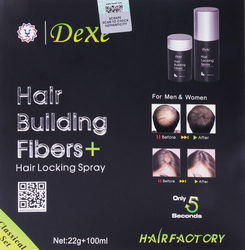 Dexe Building Fibers Hair Locking Spray for Anti Hairfall, 22gm