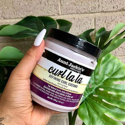 Aunt Jackie's Curls & Coils Curl La La Defining Curl Custard for Curly Hair, 255gm