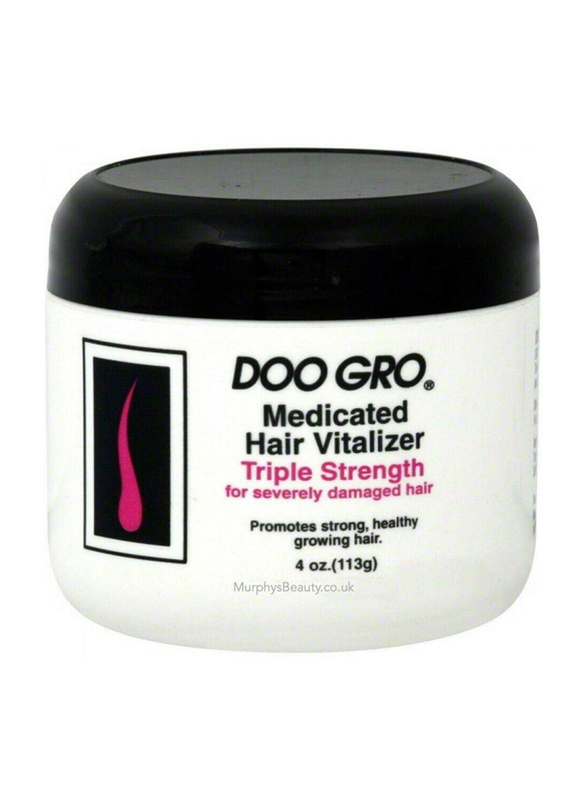 Doo Gro Medicated Hair Vitalizer Triple Strength for Severely Damaged Hair, 4 oz