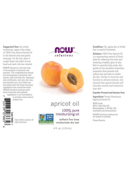 Now Foods 100% Pure Apricot Oil for All Type Hair, 118ml