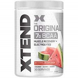 Scivation Xtend Original 7g BCAA Muscle Recovery + Electrolytes Dietary Supplement, 30 Servings, Watermelon