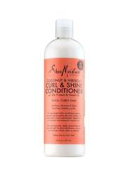 Sheamoisture Coconut and Hibiscus Curl & Shine Conditioner for Curly Hair, 16oz