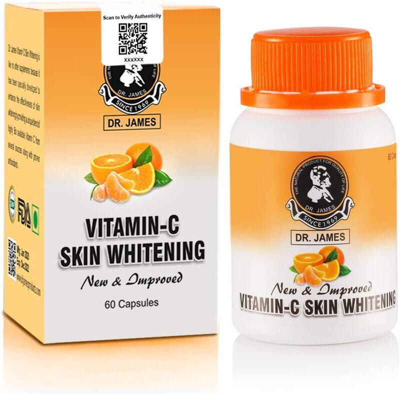 Dr. James Vitamin C Skin Whitening Capsules, 60 Capsules