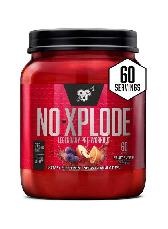 

BSN N.O. Xplode Legendary Pre-Workout Powder, 1.11 Kg, Fruit Punch