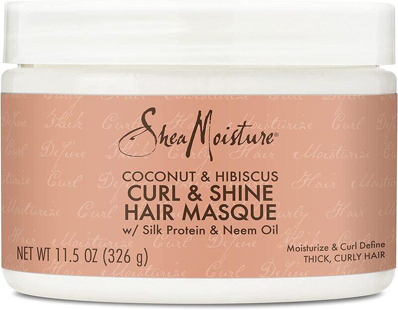 

Shea Moisture Dry Curls Coconut & Hibiscus with Shea Butter Hair Masque, 12Oz