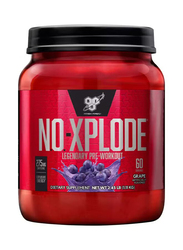 BSN No Xplode Legendary Pre-Workout Powder Dietary Supplement, 60 Servings, Grape