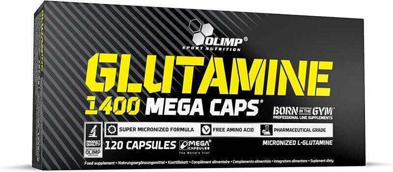 

Olimp Glutamine 1400, 120 Capsules, Unflavoured