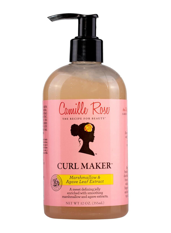 

Camille Rose Curl Maker Jelly, Crafted To Nourish & Define Curls for Coily, Curly & Wavy Hair, 12 oz