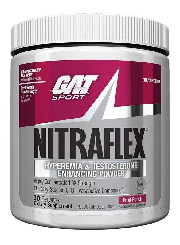 

Gat Sport Nitraflex, 30 Servings, Fruit Punch