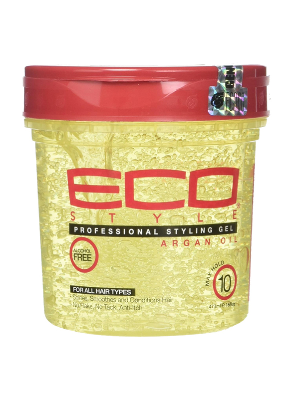 Eco Professional Styling Gel with Argan Oil for All Type Hair, 16oz