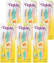 Dorco Tinkle Eyebrow Razor, 18 Pieces