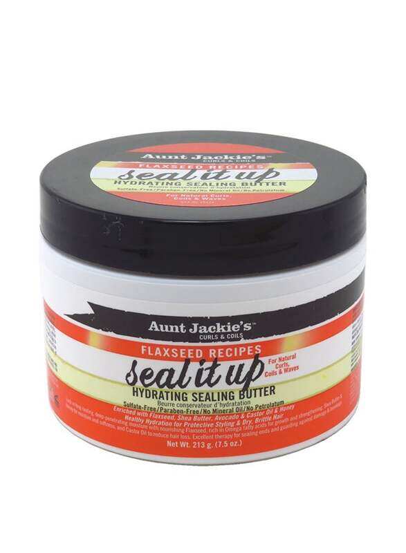 

Aunt Jackie's Seal It Up Hydrating Sealing Butter Cream for Dry Hair, 213g
