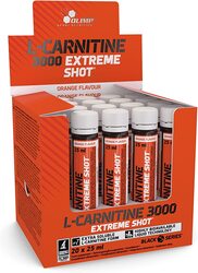 Olimp Sport Nutrition L-Carnitine 3000 Extreme Shots, 20 x 25ml, Orange