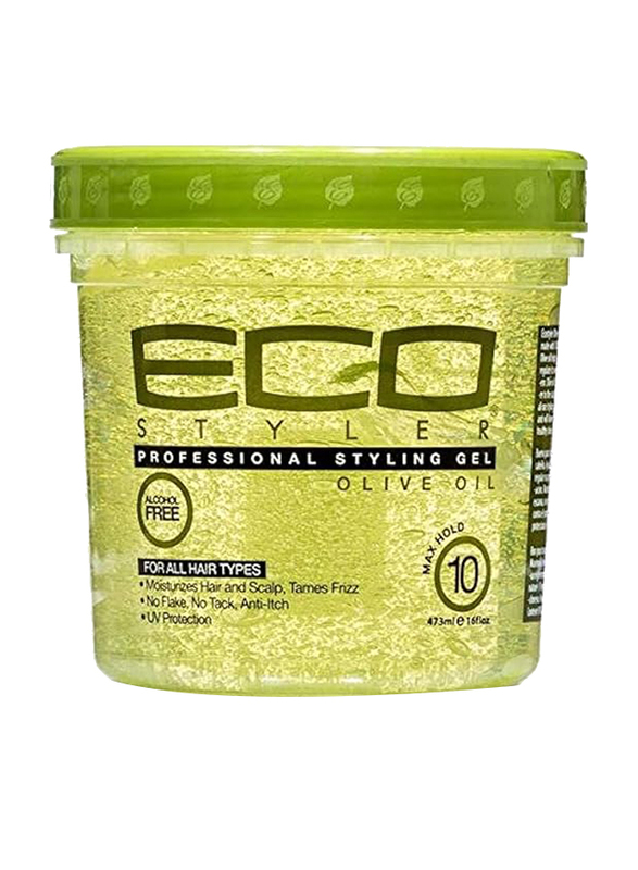 Eco Styler Olive Oil Styling Gel for All Hair Types, 473ml, 4 Piece