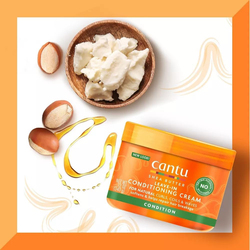 Cantu Shea Butter Leave-In Conditioning Cream for Natural Hair, 340g