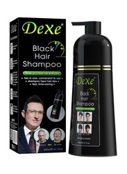 Dexe Instant Hair Colour Shampoo for Natural Hair, 400ml, Black