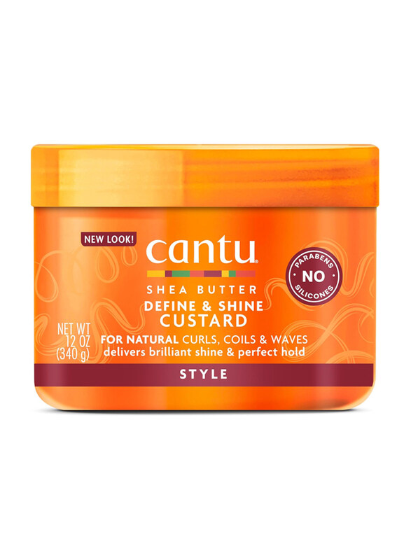 

Cantu Shea Butter Define & Shine Custard Gel for All Hair Types, 12 oz