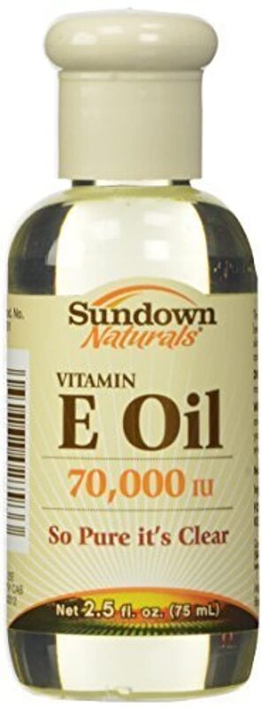 Sundown Naturals Vitamin E Oil, 70000 IU, 75ml