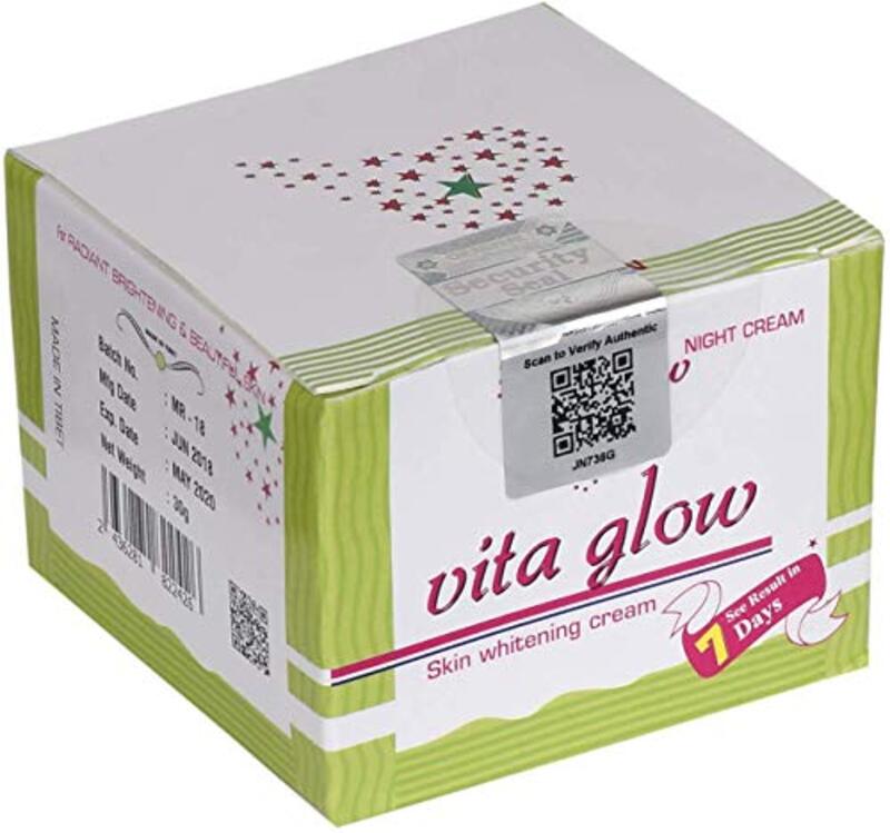 Vita Glow Skin Whitening Night Cream, 30g