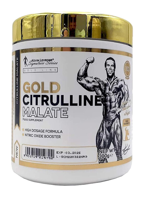 

Kevin Levrone Gold Citrulline Malate Food Supplement, 300gm, Unflavoured