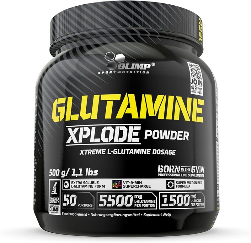 

Olimp Sport Nutrition Glutamine Xplode Powder, 500 gm, Lemon