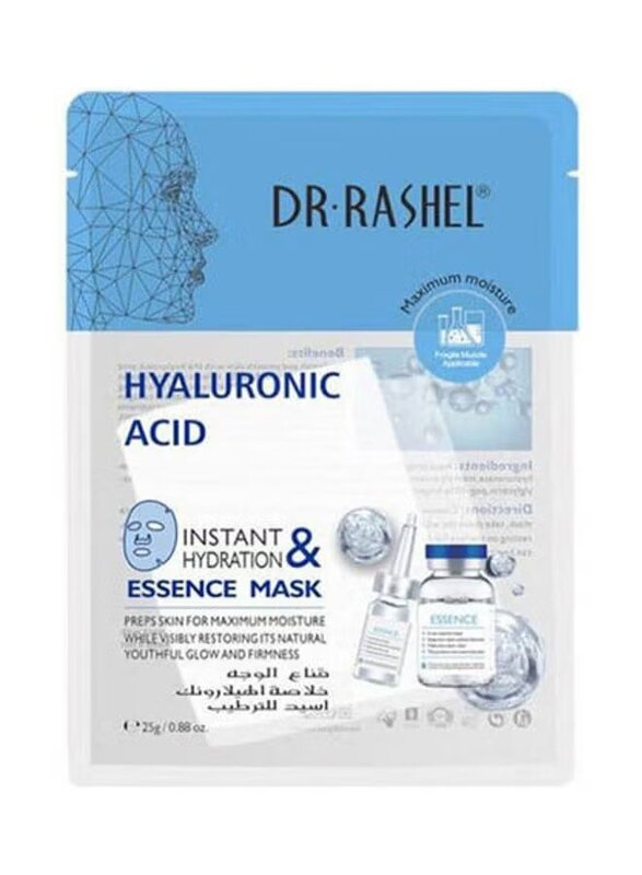 Dr. Rashel Moisturizing Hyaluronic Acid Face Mask, 5 Pieces