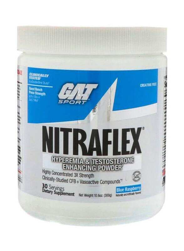 

Gat Nitraflex Dietary Supplement, 30 Servings, Blue Raspberry