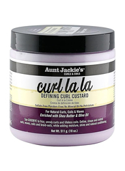 Aunt Jackie's Curls & Coils Curl La La Defining Curl Custard for Curly Hair, 255gm