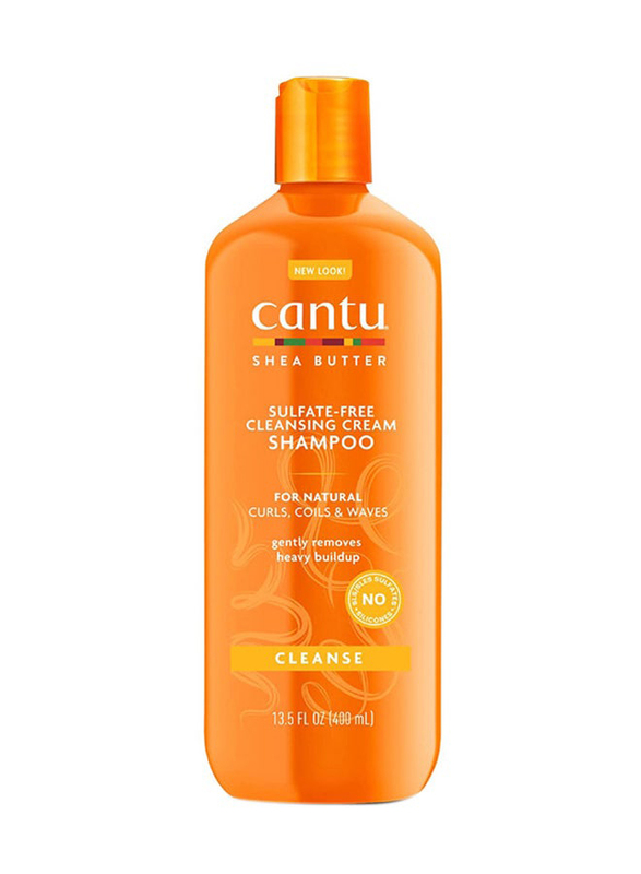 Cantu Shea Butter Cleansing Cream Shampoo for All Hair Types, 400ml