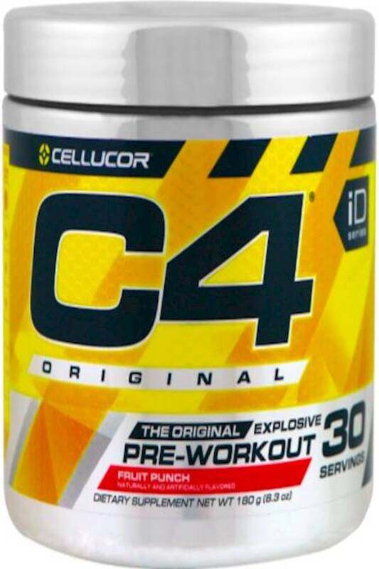

Cellucor C4 Original Explosive Pre-Workout, 30 Servings, Fruit Punch