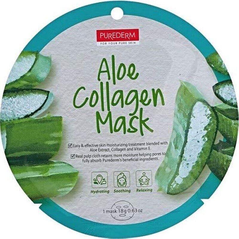 

Purederm Aloe Collagen Sheet Mask, 18g