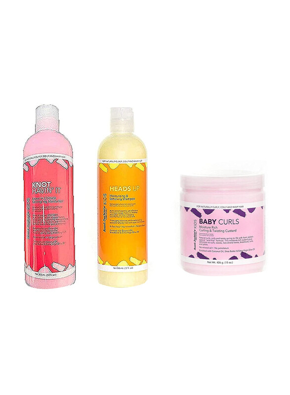 

Aunt Jackie's Girls Natural Hair Bundle, 3 Pieces