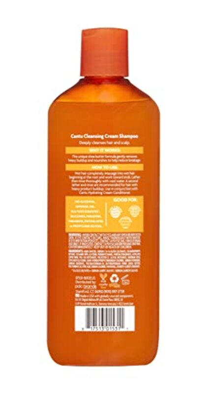 Cantu Shea Butter Sulfate-Free Cleansing Cream Shampoo for Curly Hair, 400ml