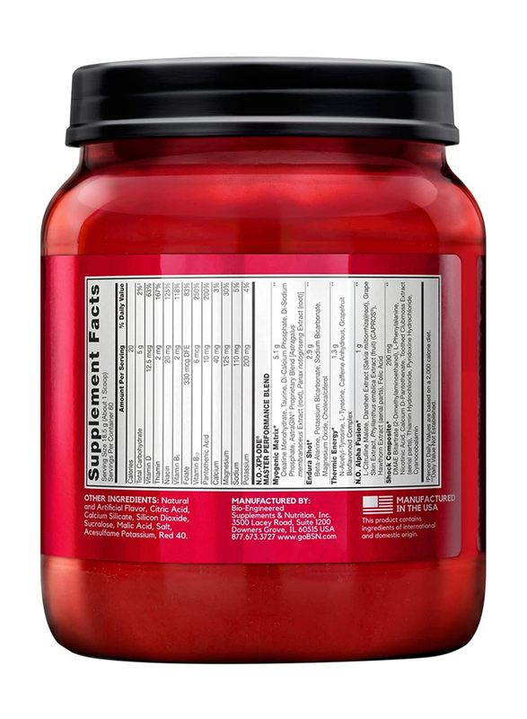 BSN N.O.-Xplode Legendary Pre Workout, 2.45 Lb, Fruit Punch