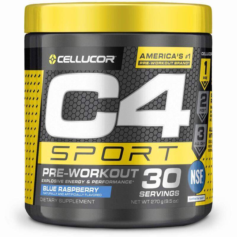 

Cellucor C4 Sport Pre Workout Powder, 270gm, Blue Raspberry