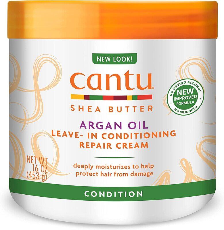 

Cantu Shea Butter Argan Oil Leave-In Conditioning Repair Cream, 453 gm