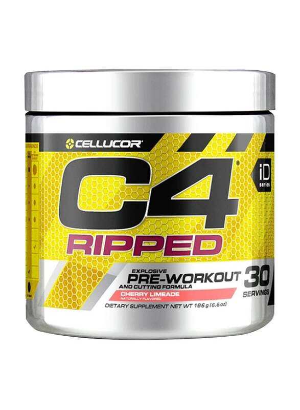 

Cellucor C4 Ripped Explosive Pre-Workout Powder, 186g, Cherry Limeade