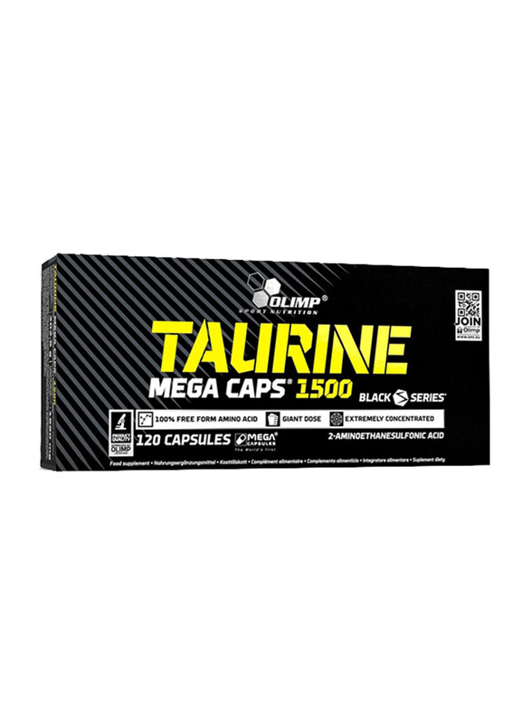 

Olimp Sport Nutrition Olimp Taurine 1500 Mega Caps, 120 Capsules, Regular