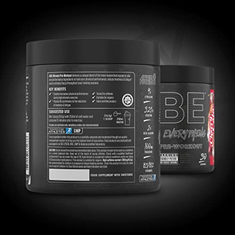 Applied Nutrition ABE Ultimate Pre-Workout Supplement, 30 Servings, Cherry Cola